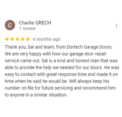 Dortec Google Reivews